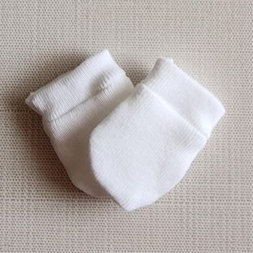 Head & Toe Baby Socks - White