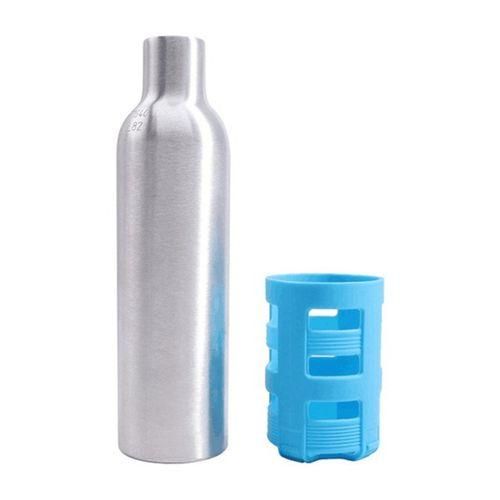 0.2L Black Soda Maker Refillable Soda Bottle Spare Reusable CO2 Cylinder Accessory for Soda Machines
