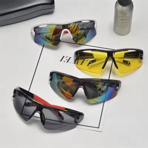 Vintage Men's Cycling Driving Glasses UV400 Eyewear - White