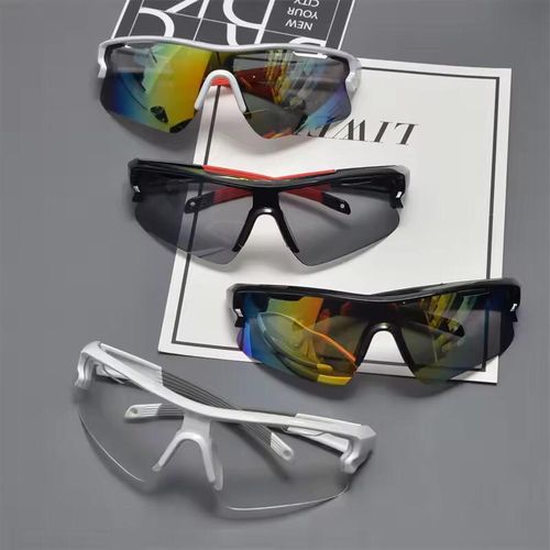 Vintage Men's Cycling Driving Glasses UV400 Eyewear - White