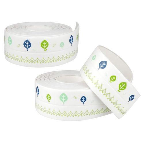 2Pcs Caulk Strip AntiMildew Self Adhesive Sealing Pvc