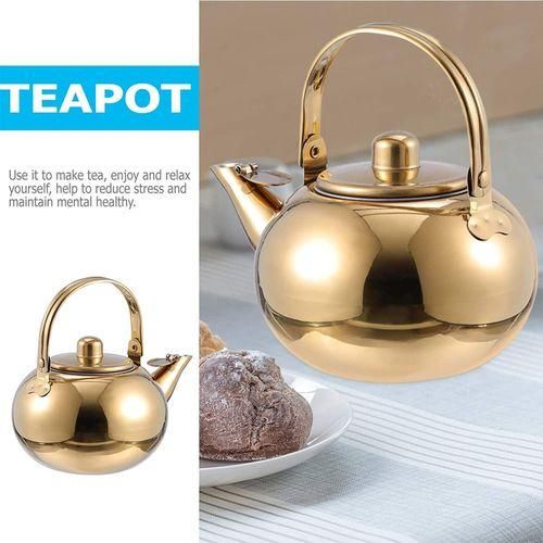 Whistling Kettle with Strainer,Teapot Kettle Whistling Kettle Induction Tea Kettle Whistling Kettle for Kitchen Stove 2 NO5111
