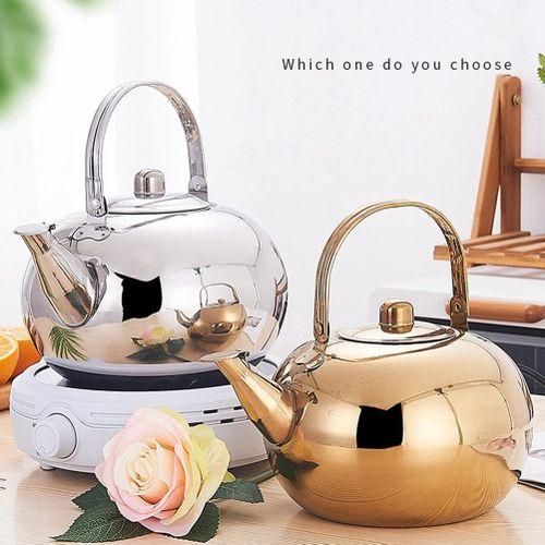 Whistling Kettle with Strainer,Teapot Kettle Whistling Kettle Induction Tea Kettle Whistling Kettle for Kitchen Stove 2 NO5111
