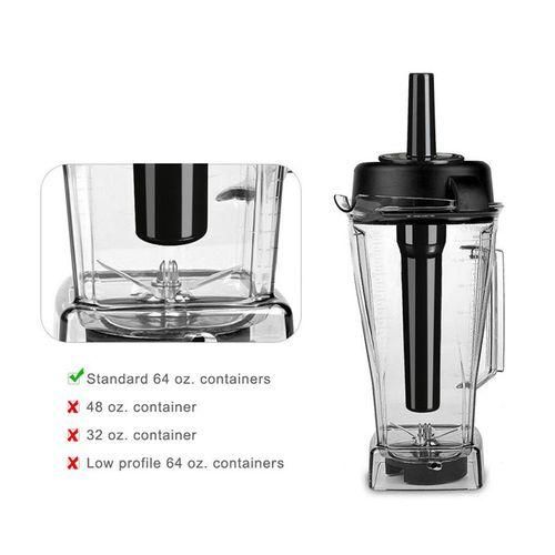 Blender Tamper Accelerator Plastic Stick Plunger for Vitamix