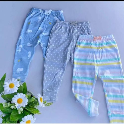 Baby Organic Cotton Pants - Blue