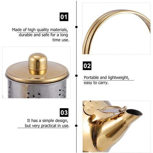 Whistling Kettle with Strainer,Teapot Kettle Whistling Kettle Induction Tea Kettle Whistling Kettle for Kitchen Stove 2 NO5112