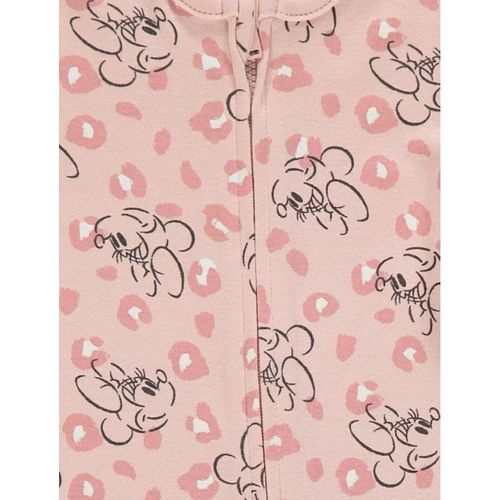 George Disney Minnie Mouse Sleepsuits 3 Pack (Pink, Black, Cream)