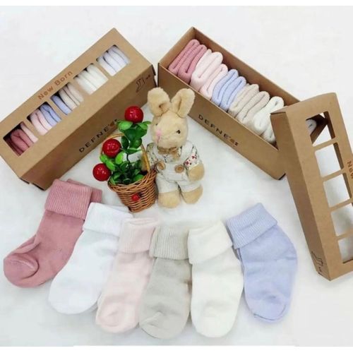 6Pair Baby Turkey Sockings -Multicolor