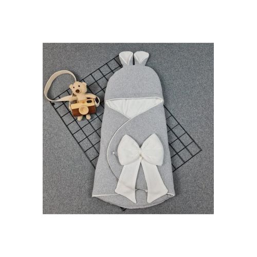 Baby Cotton Swaddle / Receiver-Gray