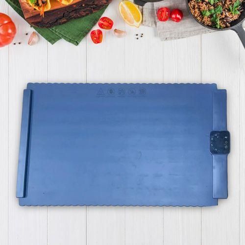 Electric Warming Mat Temperature Control Fast Heating Blue