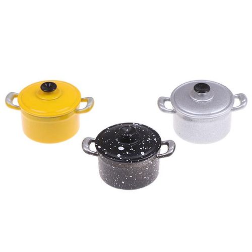 1set or 1pc Dollhouse Miniature Kitchen Utensils Cooking Ware Pot Boiler Pan Coffee Tea Cups Chair Ceramic Pot Kitchen Play