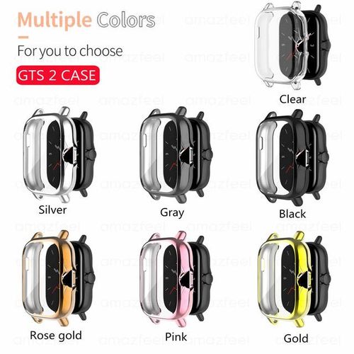 Resin Strap Protector Case For Gts 2 Mini Bracelet Clear Wristband For Bip U Pro S Lite /gts2 2e 3 Cover Bumper