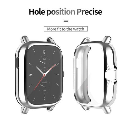 Resin Strap Protector Case For Gts 2 Mini Bracelet Clear Wristband For Bip U Pro S Lite /gts2 2e 3 Cover Bumper