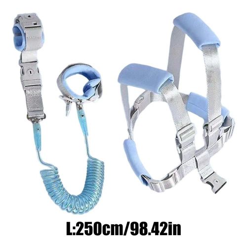 Baby Anti Lost Wrist Link Convenient to Use with Shoulder Straps Design Suitable for Indoor Outdoor Activities NO5276