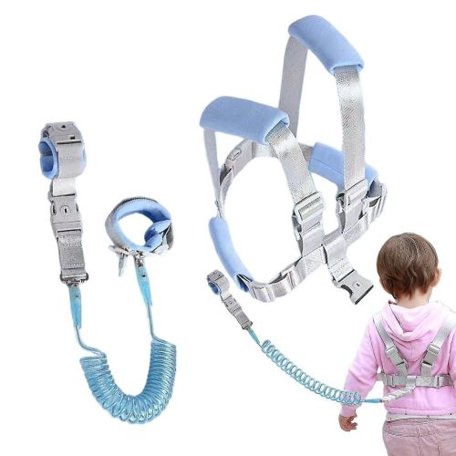 Baby Anti Lost Wrist Link Convenient to Use with Shoulder Straps Design Suitable for Indoor Outdoor Activities NO5276