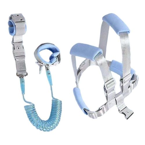 Baby Anti Lost Wrist Link Convenient to Use with Shoulder Straps Design Suitable for Indoor Outdoor Activities NO5276