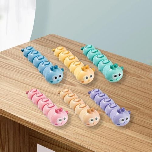Cartoon Worm Clockwork Crawling Toy Parent Child InteractiveCute Animal Wind Up Toy for Shape Crawling Toy