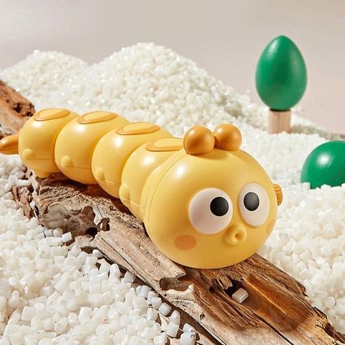Cartoon Worm Clockwork Crawling Toy Parent Child InteractiveCute Animal Wind Up Toy for Shape Crawling Toy