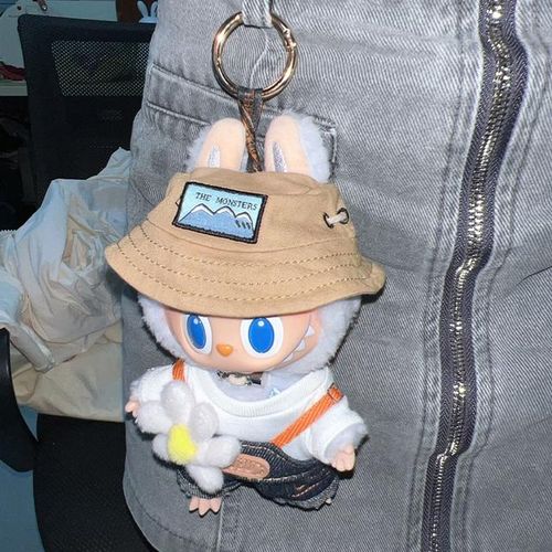 1:1 Labubu Fall In Wild Series Lisa Same The Monsters 17cm Labubu Rag Vinyl Plush Doll Tide Play Pendants Gifts In
