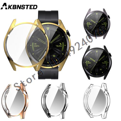 Funda De Silicona Para Watch Gt3 Protector De Pantalla Completa Para Gt 3 42mm 46mm 42mm