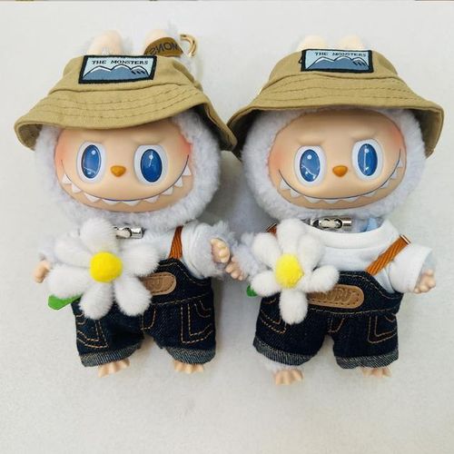 1:1 Labubu Fall In Wild Series Lisa Same The Monsters 17cm Labubu Rag Vinyl Plush Doll Tide Play Pendants Gifts In