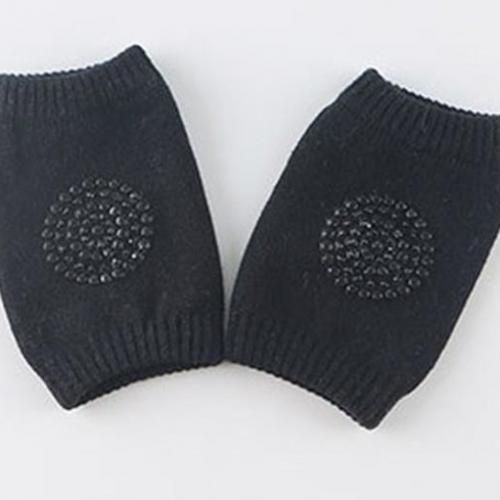 Pair Of Baby Crawling Toddler Socks / Knee Pads - Black