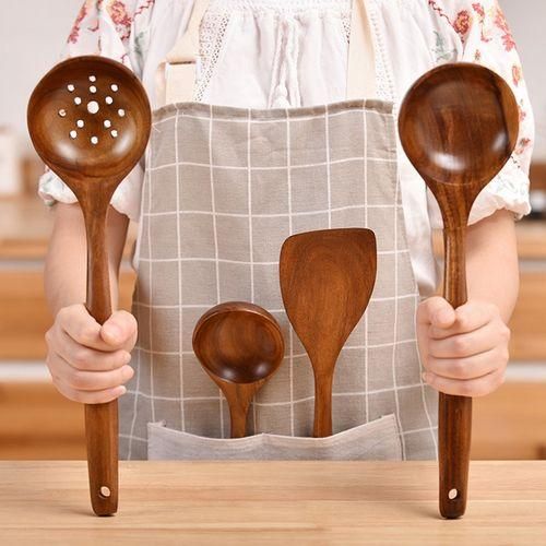 Non-Stick Pot Wood Shovel Small Spoon NO5124