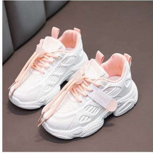 Kids Sneakers Retro Pink Toddler Shoe Sports Breathable Mesh Light Running Shoes Baby Girls Boys Casual Shoes
