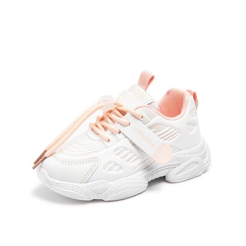 Kids Sneakers Retro Pink Toddler Shoe Sports Breathable Mesh Light Running Shoes Baby Girls Boys Casual Shoes