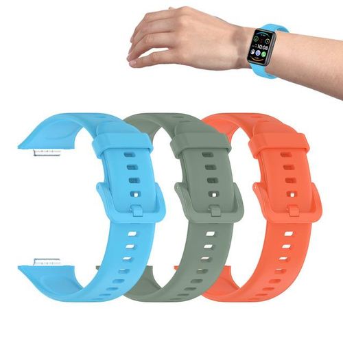 For Huawi Fit 2 Smart Watch Strap Silicone Sports Watch Replacement Candy Color Bracelet Silicone Watch Band Smart Band