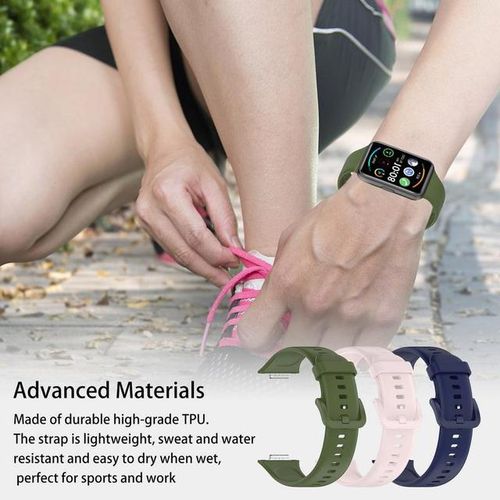 For Huawi Fit 2 Smart Watch Strap Silicone Sports Watch Replacement Candy Color Bracelet Silicone Watch Band Smart Band