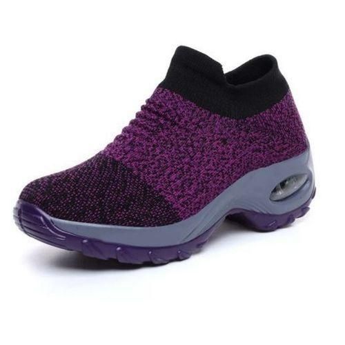 Women Casual Shoes - Purple,Black