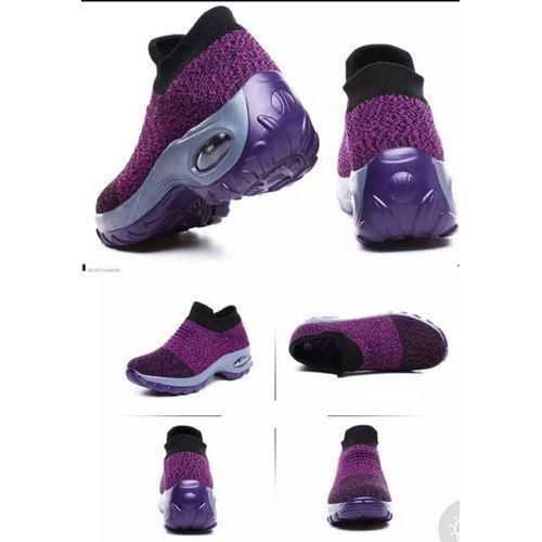 Women Casual Shoes - Purple,Black