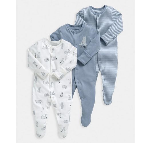 Sleepsuits Multipack Set of 0.3Months-Multicolour
