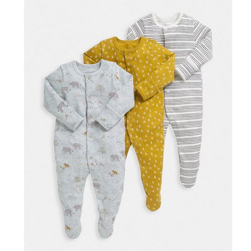 Sleepsuits Multipack Set of 0.3Months-Multicolour