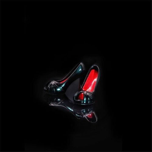 1/6 Scale Fashion Women's Shoes Fish Mouth High-Heel Shoes Court Shoes Model for 12 Inches Tbl Ph Female Action Figure