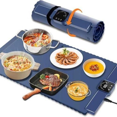 Quick Heating Pad Adjustable Temperature Control Blue