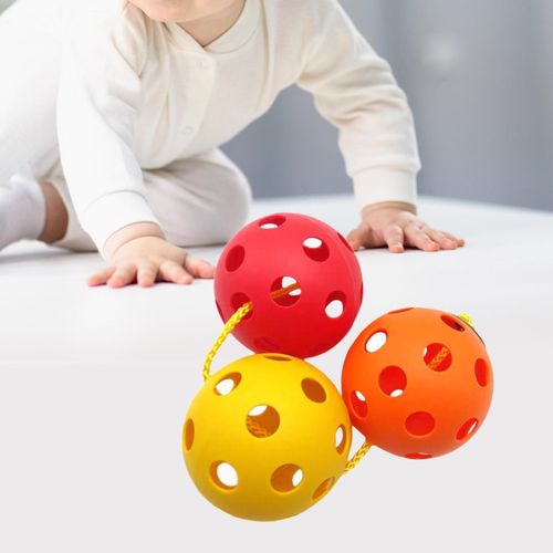 Sensory Balls For Babies Infant Grasp Toy Red Orange