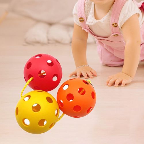 Sensory Balls For Babies Infant Grasp Toy Red Orange