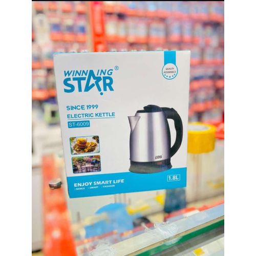 Winning star Cordless Electric Kettle With Transparent Measuring Window Home appliance Boiler