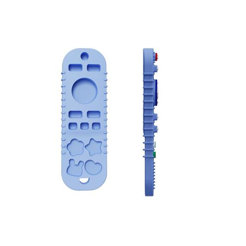 Baby Teething Toys, TV Remote Control Shape Teether Toy for 6+ Months Babies Silicone Sensory BPA Free Soft Baby Chewing Molar Toy