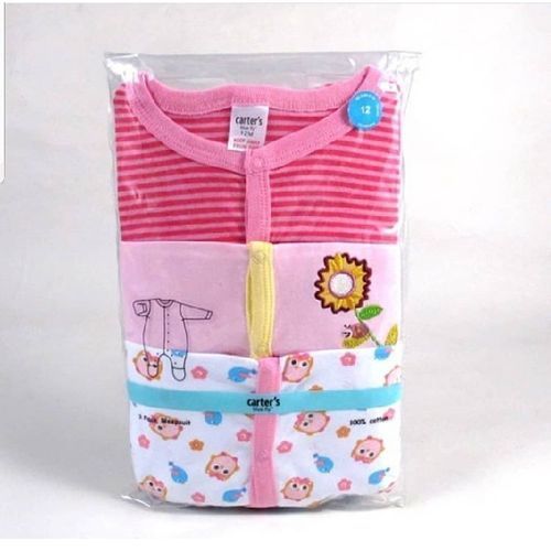 Baby & Mommy 3Pack Cotton Girl Overalls - Multi Colored