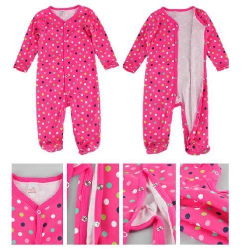 Baby & Mommy 3Pack Cotton Girl Overalls - Multi Colored