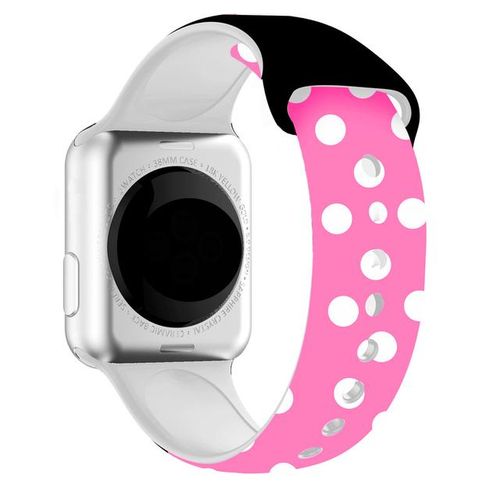 Silicone Band For Watch Series 6 5 4 3 2 1 Cartoon Mouse Frame Case For Iwatch 44mm 40mm 38mm 42mm Minnie Wristband Strap