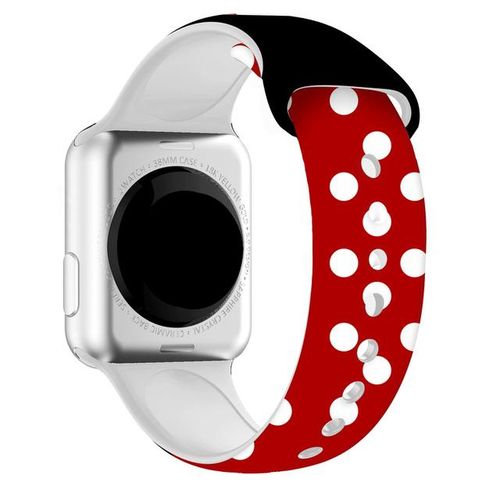 Silicone Band For Watch Series 6 5 4 3 2 1 Cartoon Mouse Frame Case For Iwatch 44mm 40mm 38mm 42mm Minnie Wristband Strap