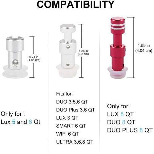 Universal Replacement Floater Valve and Float Cap for Pressure Cookers for IpDuo IpLux60 IpDuo50 IpLux50 Smart60 IpCsg60 and IpCsg50
