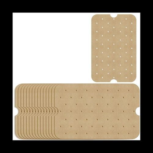 Disposable Air Fryer Parchment Paper, 100 PCS Perforated Rec