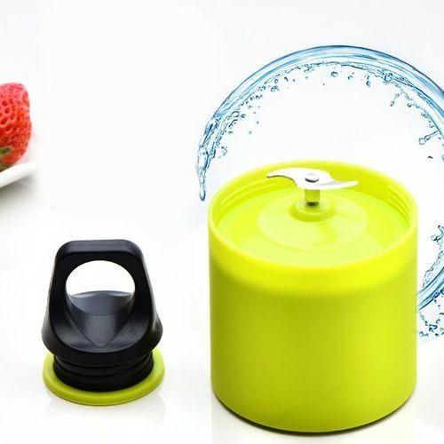 500Ml 2  Portable Blender Juicer Machine Mixer Electric Mini USB Food Processor Juicer Smoothie Blender Cup Green