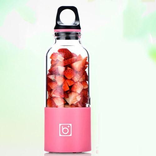 500Ml 2  Portable Blender Juicer Machine Mixer Electric Mini USB Food Processor Juicer Smoothie Blender Cup Green
