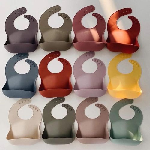 Customize Food Grade Silicone Feeding Baby Bibs Washable Silicone Bib For Baby